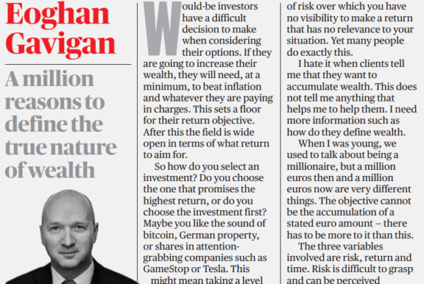 Eoghan Gavigan newspaper article